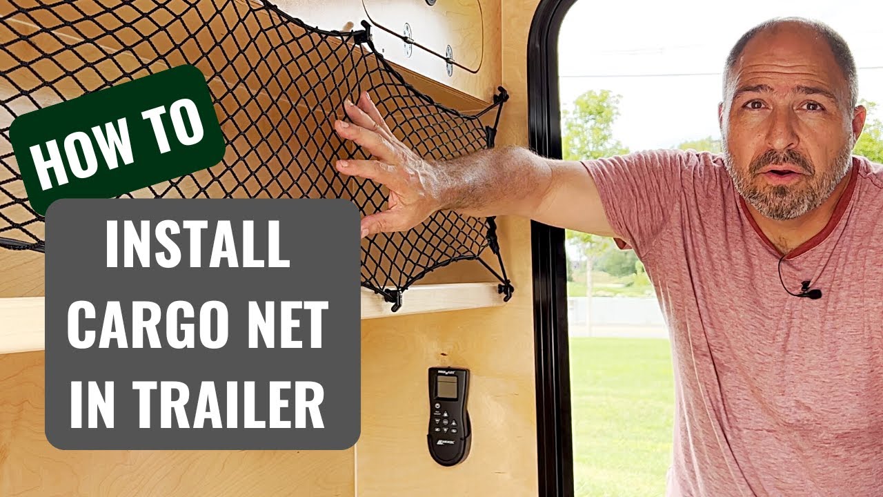 Cargo Net Installation in Trailer