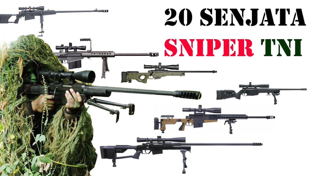 Deretan 20 Senjata Sniper TNI