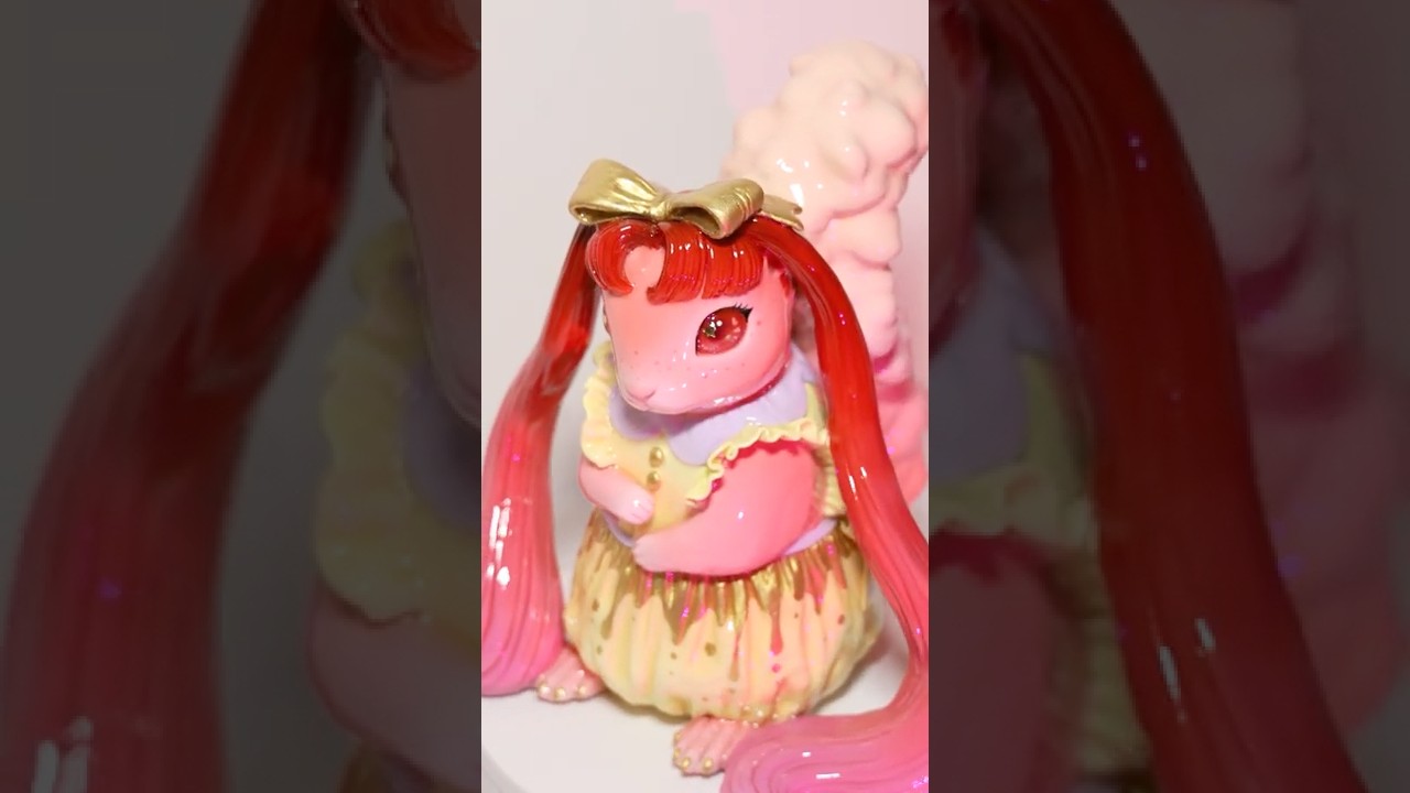 Cute squirrel sculpture inspired by Sailor Moon 💫