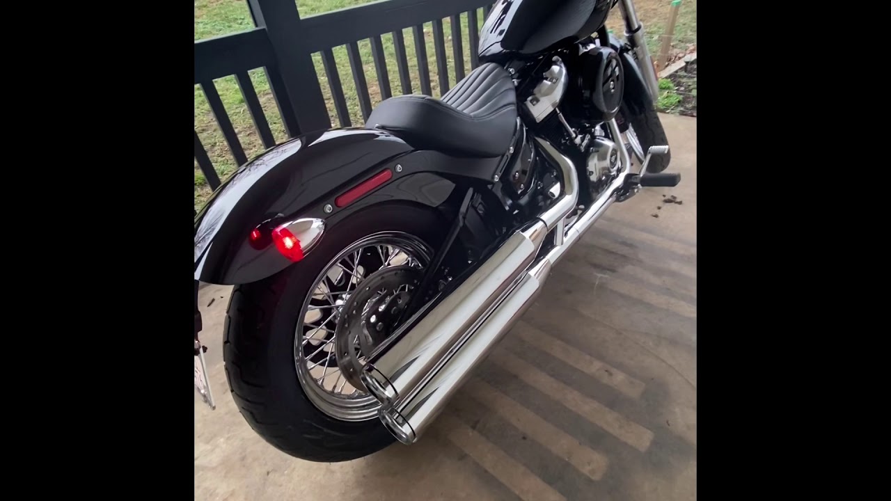 2020 Harley Softail Standard w/ Vance & Hines Twin Slash Cut Slip-ons & Competition Baffles