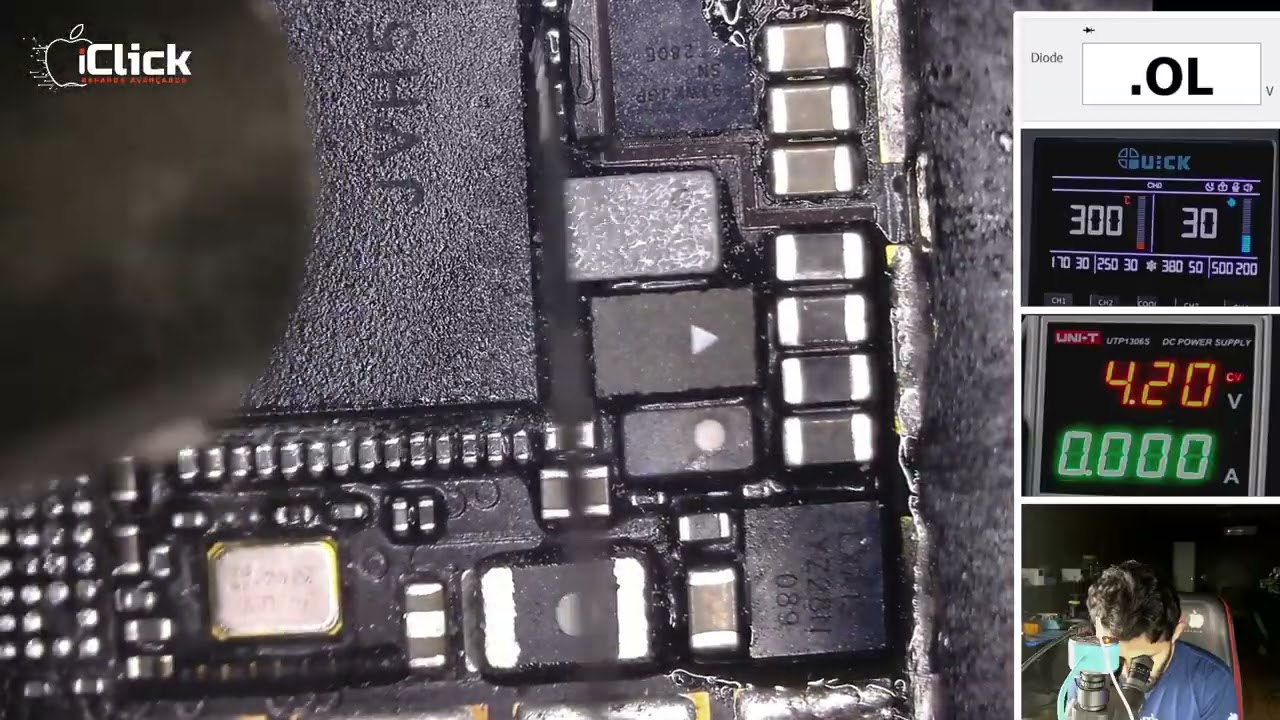 iPhone XR pulsando 10mA - análise e diagnóstico completo