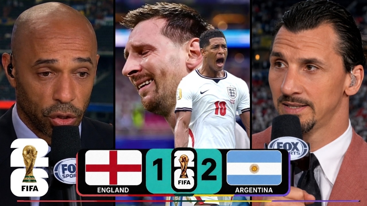 What a Comeback! Messi Saves Argentina Again | Zlatan & Henry REACT to England 1-2 Argentina