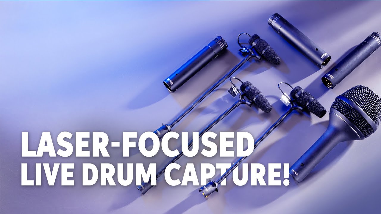 DPA DDK4000: 7 Drum Mics for Live, Laser-focused Sound Shaping