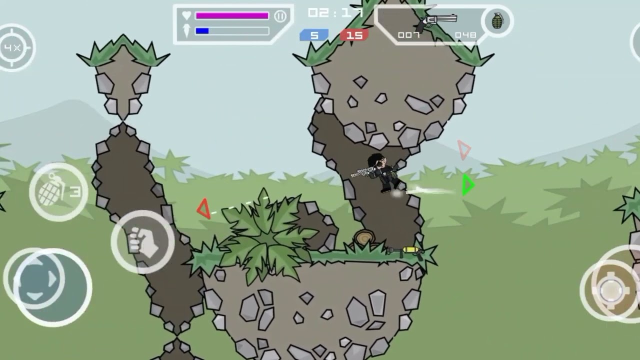 My team met use duel hack 😂 in Mini Militia 🎮