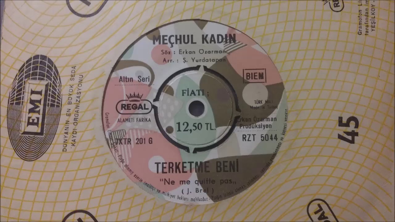 Me&ccedil;hul Kadın ( Sevda Aydan) Terketme beni & Dostun yokluğu