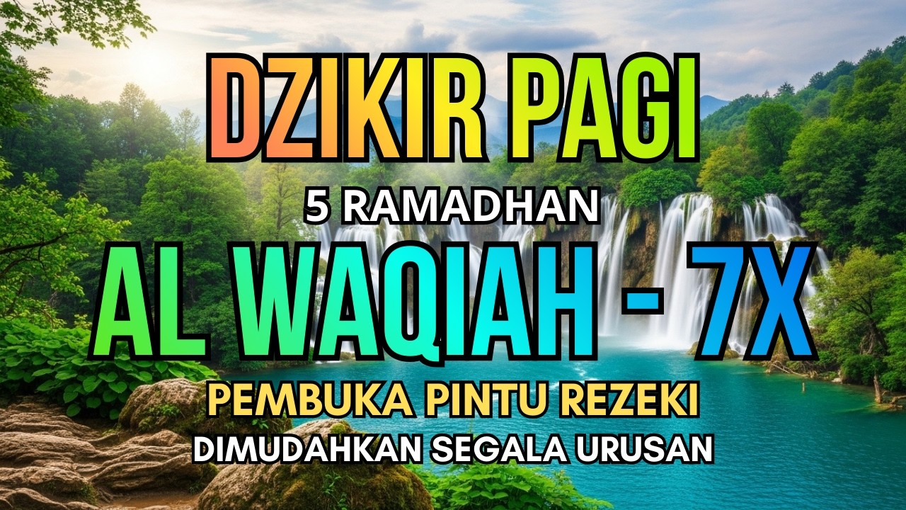 🌅 AWALI PAGI DENGAN INI! Al Waqiah 7x Agar Rezeki Lancar Seharian