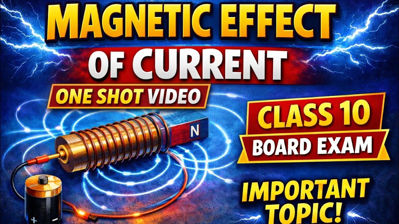 Magnetic Effect of Current – One Shot Revision 🔥 | Class 10 Board 2026