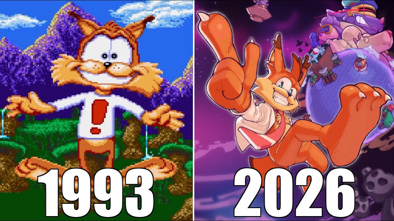 Evolution of Bubsy Games [1993-2026]