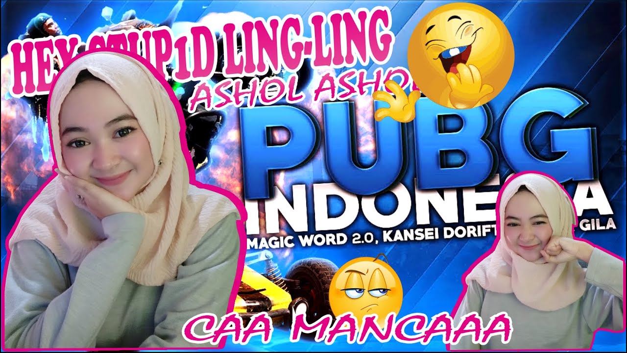 Kocak !! Manca Ling-Ling | REACTION Milyhya PUBG Indonesia - Magic Word 2.0, Motor Gila | Maya Nadia