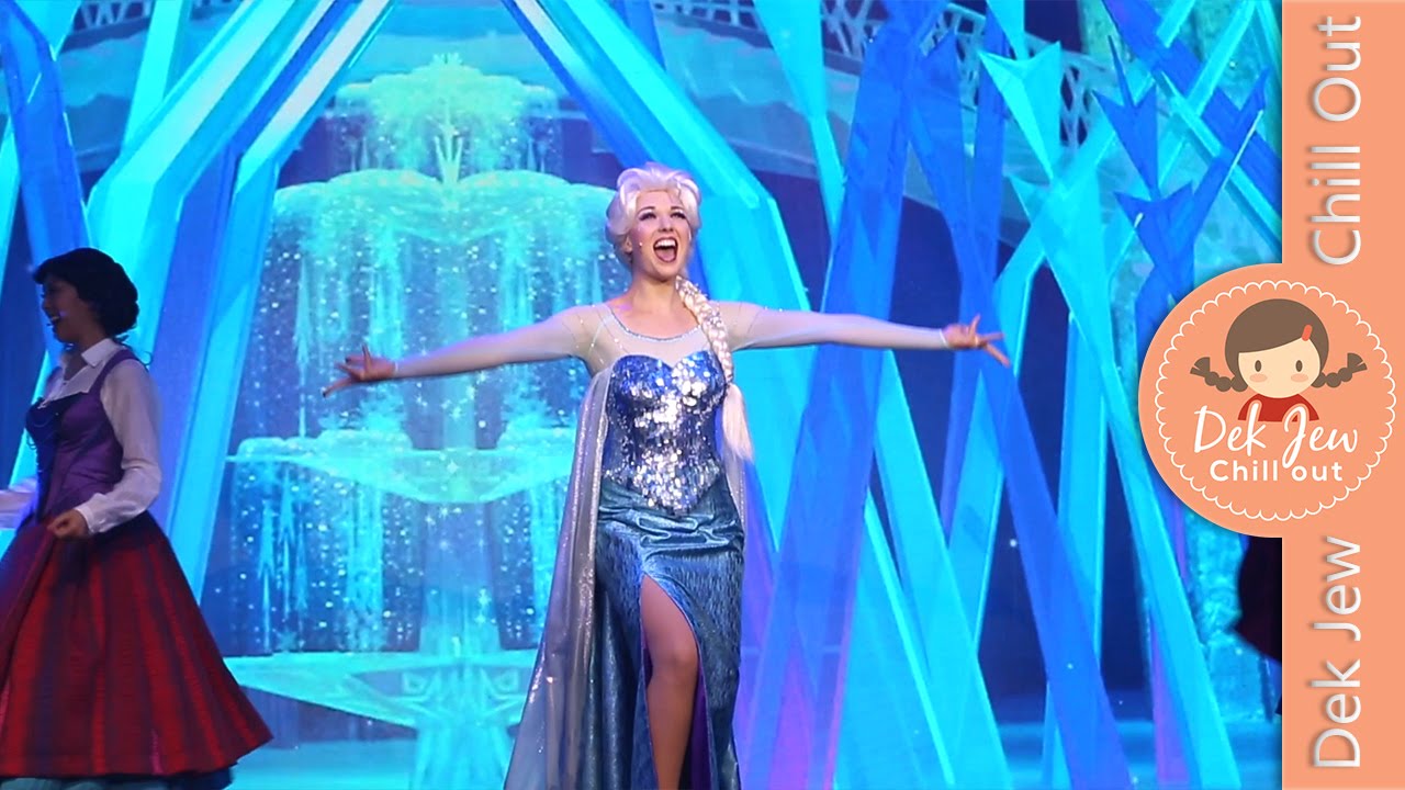 เด็กจิ๋ว@Hong Kong ตอน5_2 โชว์เอลซ่าอันนา เล่นหิมะ Frozen Village Hong Kong Disneyland[N'Prim W285]