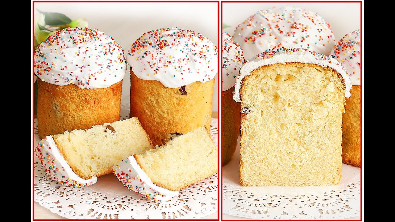 Бесподобный кулич на Пасху, не крошится не черствеет. Идеальное тесто для кулича. Мой любимый рецепт