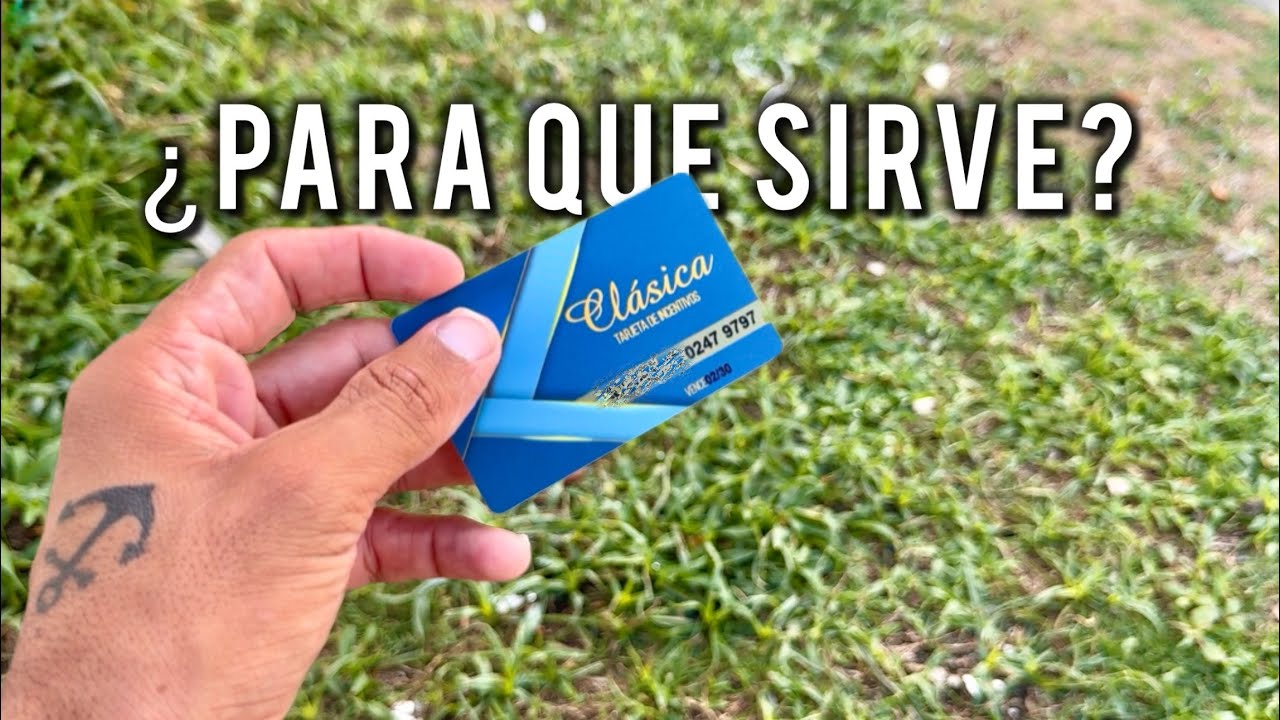 TARJETA CLÁSICA, Adiós a la pobreza ¿Para qué sirve?