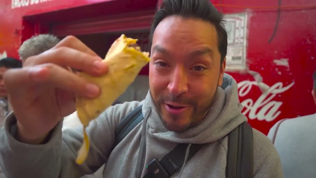 ¡Los mejores tacos de higado que he probado!
