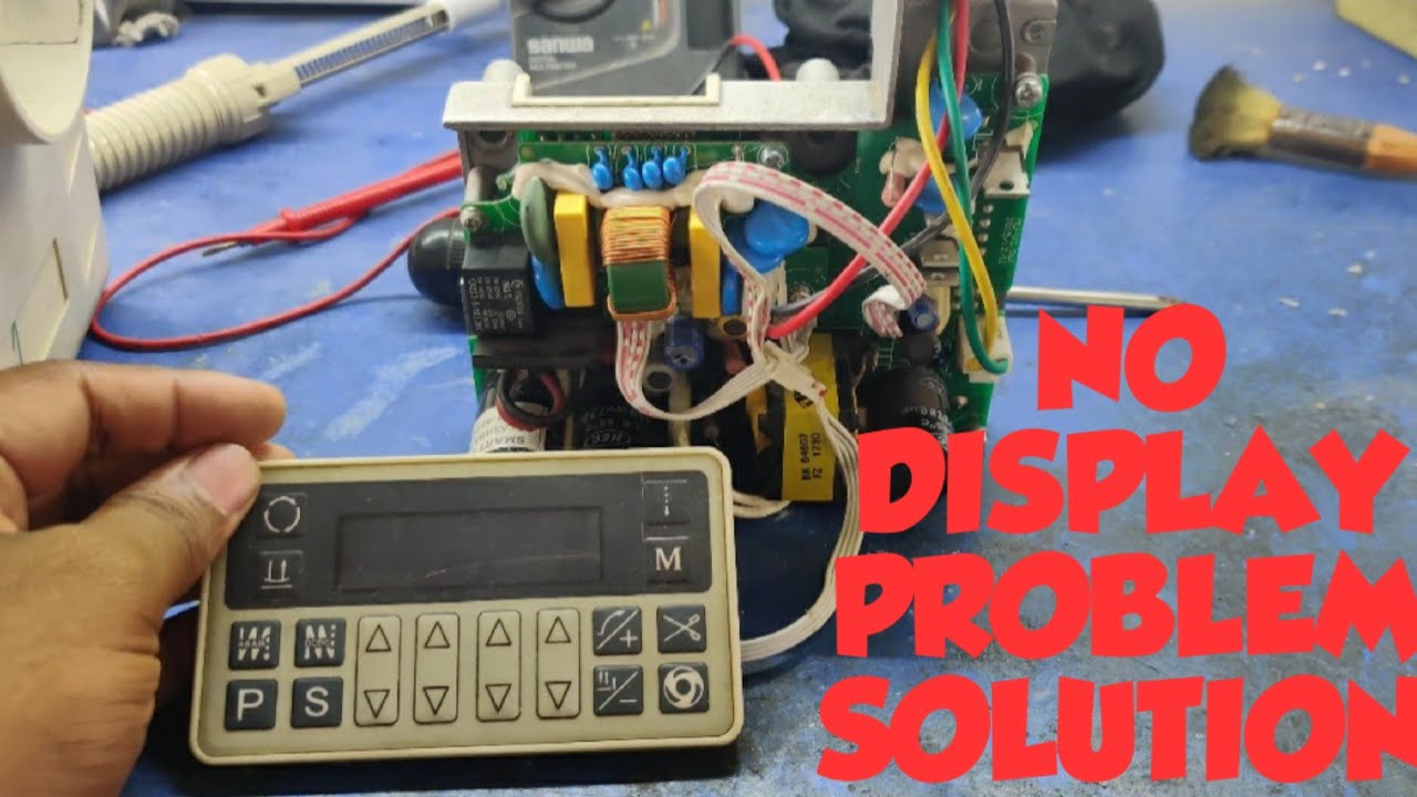 ZUSUN CM-9300-D4/SEWPOWER PLAIN MACHIN NO DISPLAY PROBLEM SOLUTION