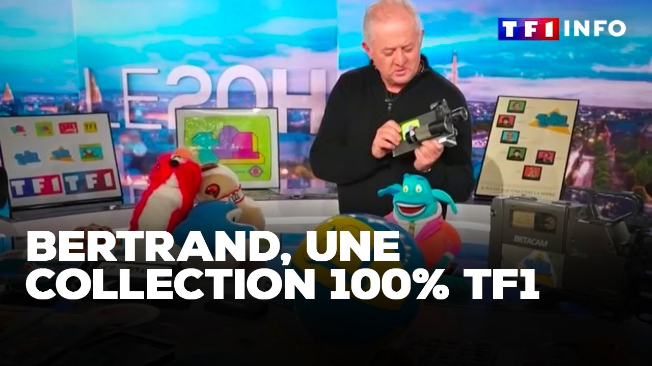 Bertrand, caméraman à TF1... et collectionneur d'objets autour de la chaîne !｜TF1 INFO