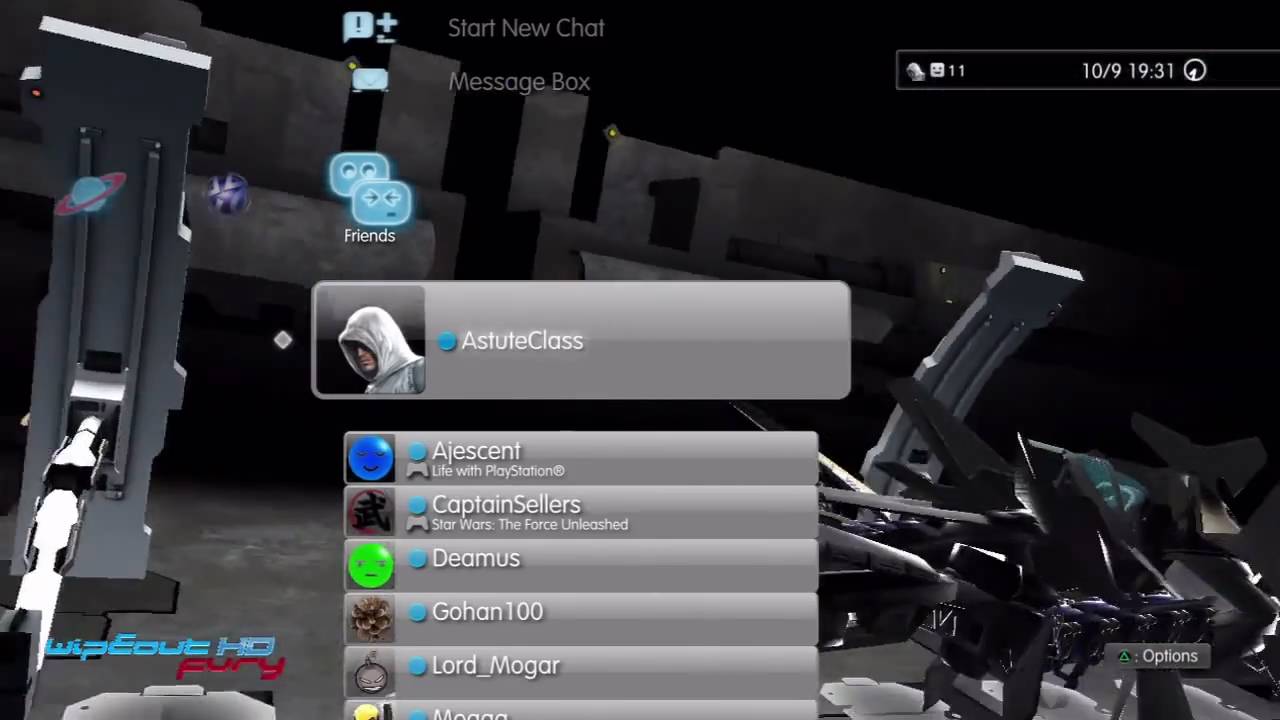 PS3 DYNAMIC THEME | WipEout HD | HD