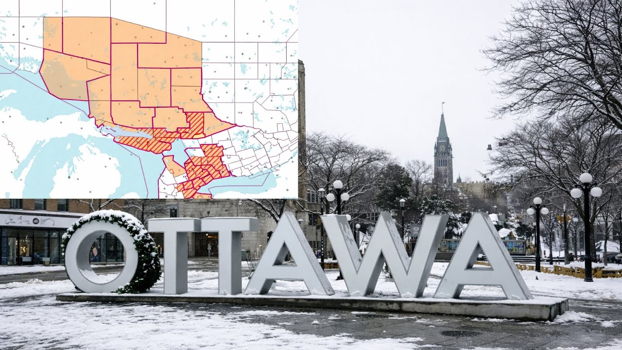 Environment Canada Issues 10 Orange Blizzard Warnings + Ottawa Yellow Alert | Ontario's Worst Storm
