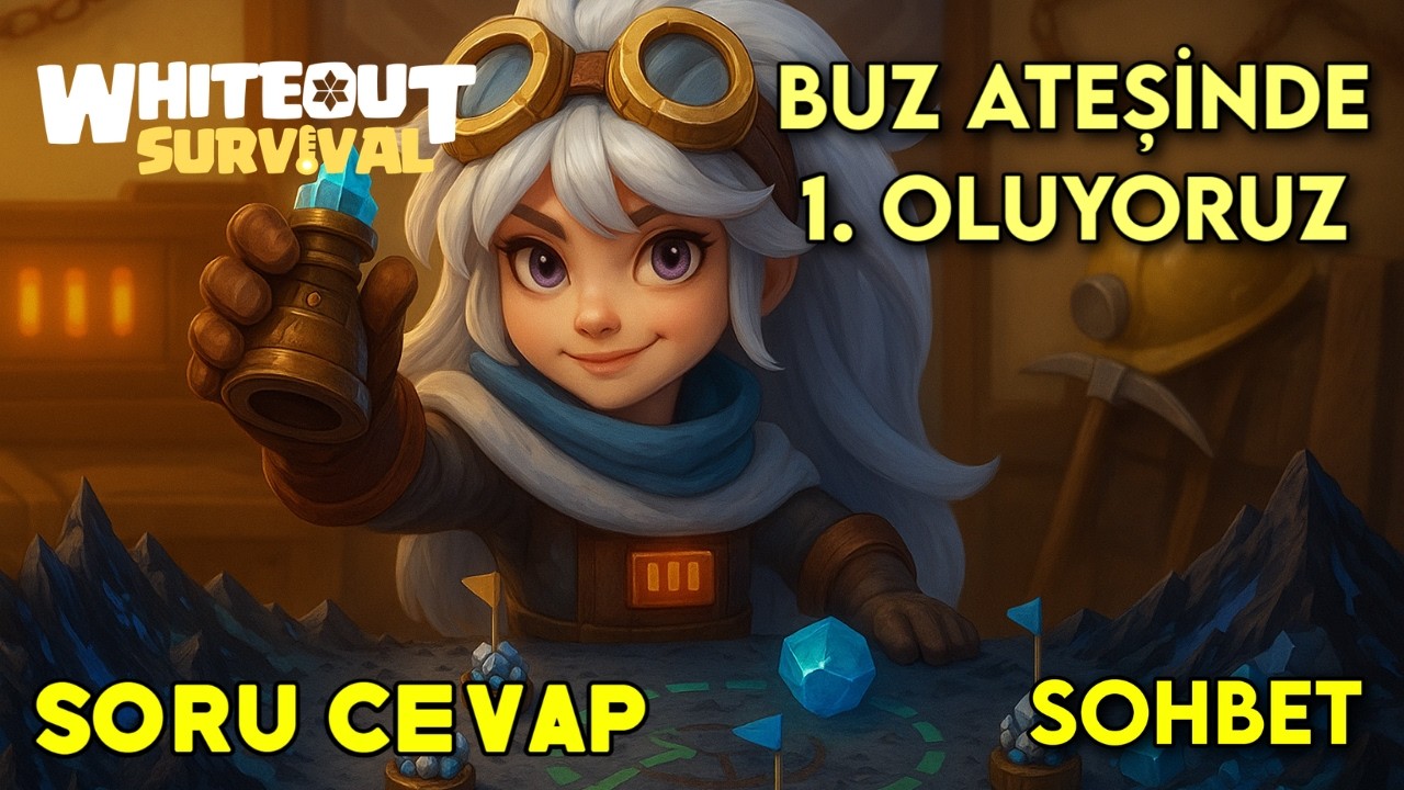 BUZ ATEŞİ MADENİNDE 1. OLUYORUZ - HESAP İNCELEME -  SOHBET SORU CEVAP  -  WHİTEOUT SURVİVAL