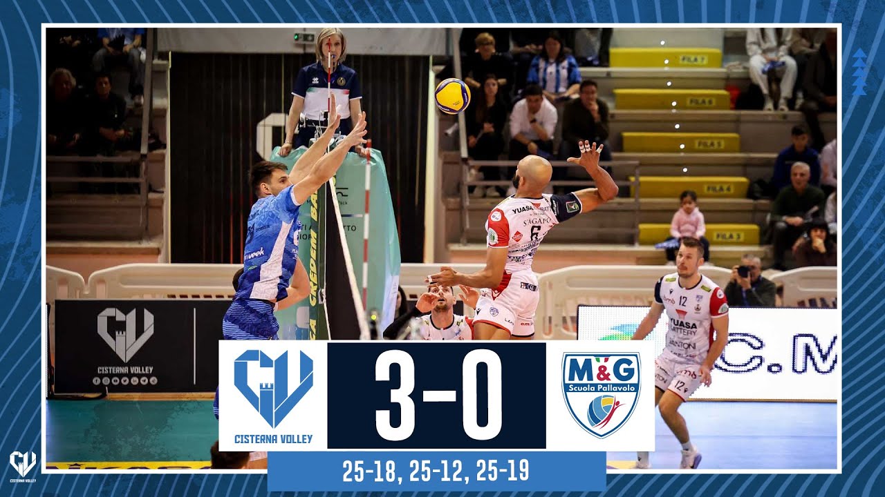 Playoff 5 posto: Cisterna Volley - Yuasa Grottazzolina