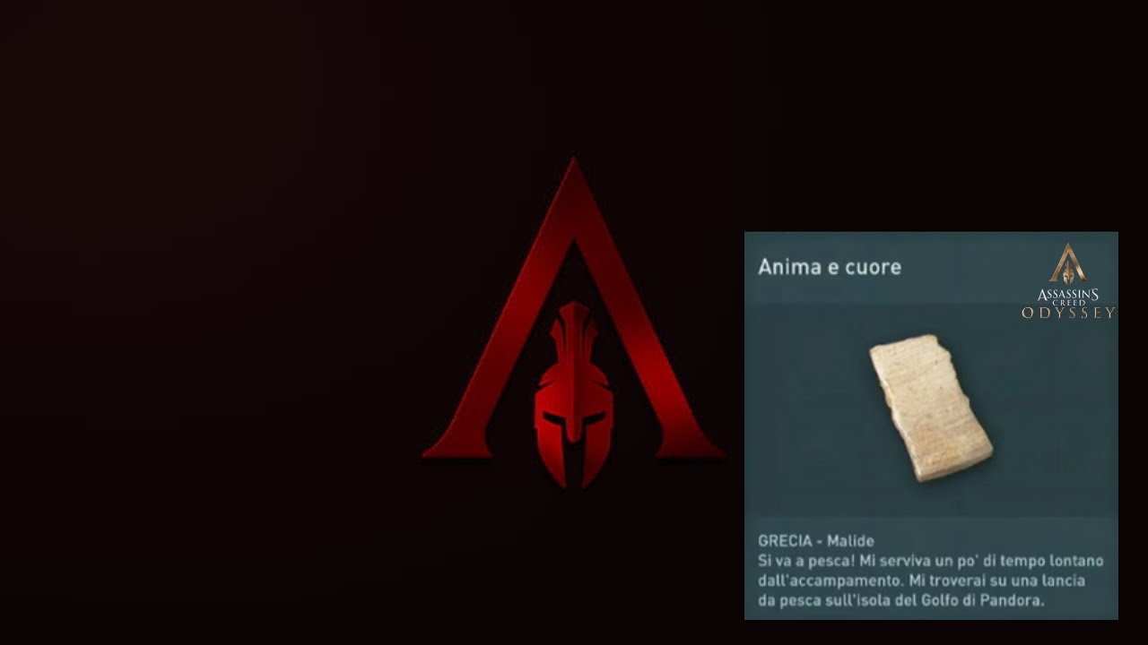 ANIMA E CUORE - HEART AND SOLE - Enigma Ostracon #27 - MALIDE - ASSASSIN'S CREED ODYSSEY
