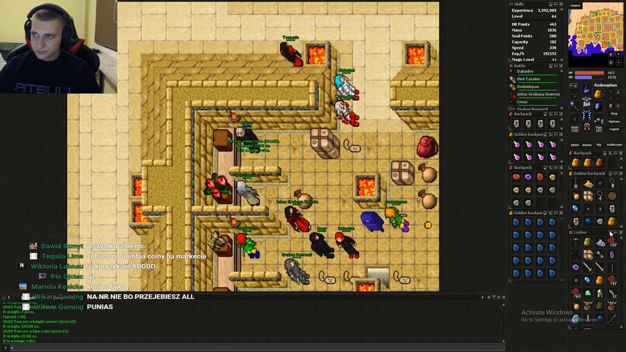 Tibia Punio All In - Casino
