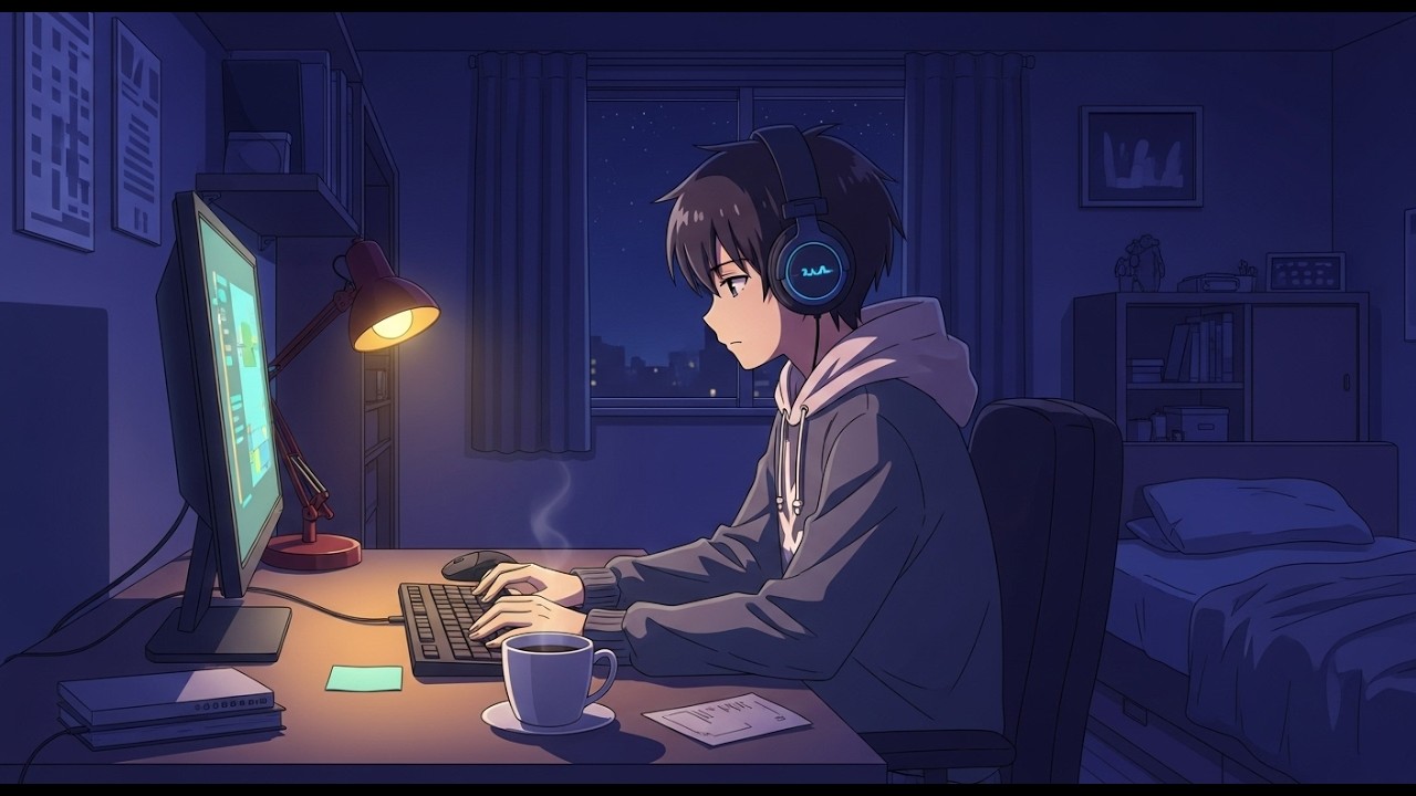 2AM Coffee Break ☕ Chill Lofi for Focus & Relax
