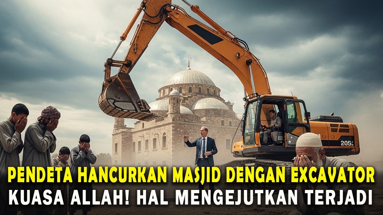 KISAH MUALAF❗ PENDETA AROGAN HANCURKAN MASJID DENGAN EXCAVATOR, HAL MENGEJUTKAN TERJADI