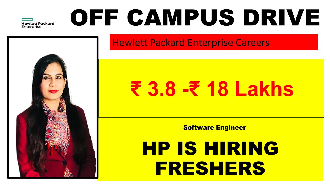 🔴HP IS HIRING FRESHERS | Hewlett Packard Enterprise Careers | Software Engineer | hp jobs | DXC job