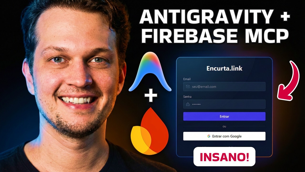 App COMPLETO com Login, Banco e Deploy em 20 Min (Antigravity + Firebase MCP)