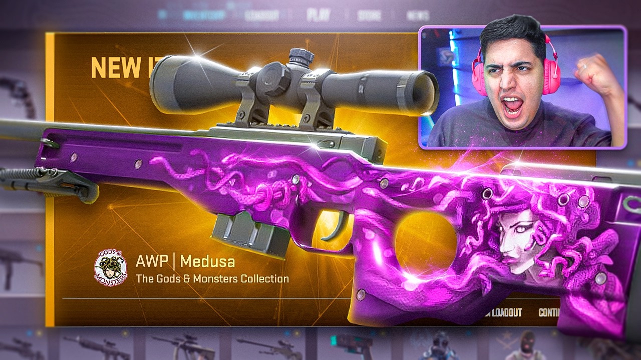 aproveitem, é a melhor Awp já criada... NOVA MEDUSA ROSA no CS 2 custa 80 REAIS (a valve é genial)