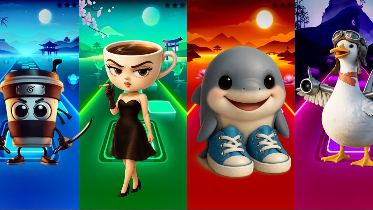 🔥🎵 Cappuccino Assassino 4️⃣ Señorita Espressona 🌟⚡️ | Tralalero Tralala 🎹💥 Bombombini Gusini 🌈🎶