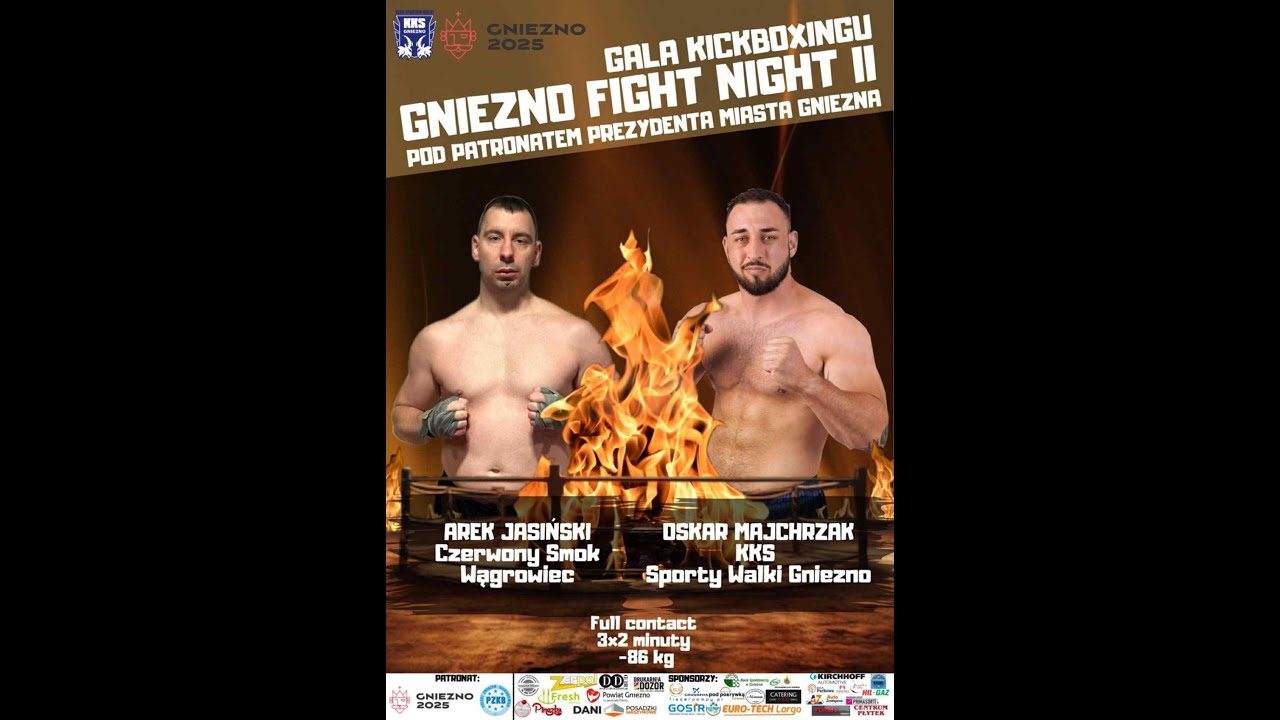 Arek Jasiński - Oskar Majchrzak, Gniezno Fight Night 2