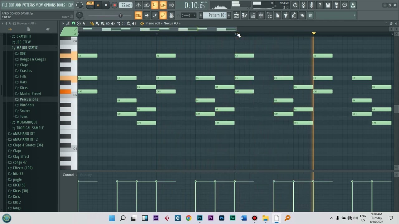 HOW TO MAKE CONGOLAISE BEAT (FALLY IPUPA TYPE BEAT ) IN FL STUDIO RUMBA BEAT FOR BEGINNES 2022