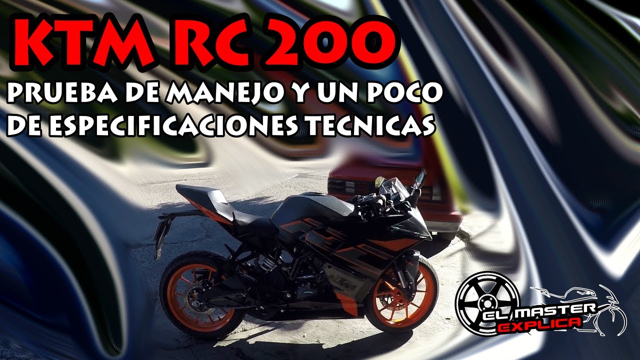 KTM RC 200 | Prueba de manejo