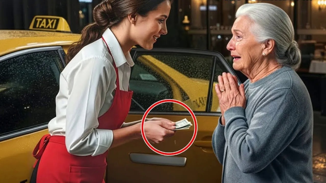 Η σερβιτόρα πλήρωσε το ταξί μιας ηλικιωμένης γυναίκας 1 ώρα αργότερα την κάλεσε και ΣΟΚΑΡΙΣΤΗΚΕ
