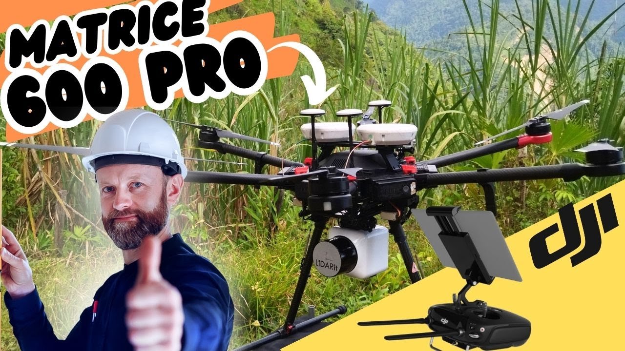 DJI MATRICE 600 PRO con LIDAR para TOPOGRAF&Iacute;A