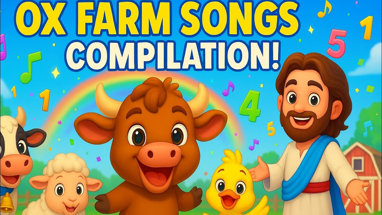 OX FARM SONGS COMPILATION 🐮🎵 Baby Ox Adventures, Counting & Bedtime Songs!