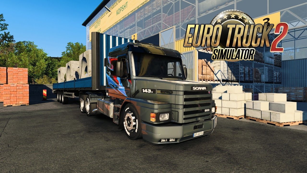 ETS2 - Transporto Cubos De Hormigón Desde Montenegro A Albania Con El Scania 143H De 490cv
