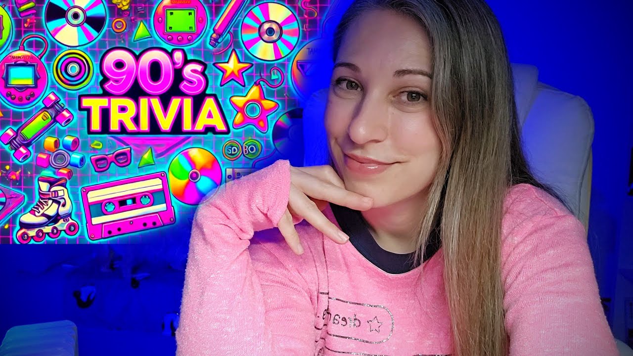 ASMR  Juega Conmigo | Trivial de los 90 | Preguntas Susurradas para dormir