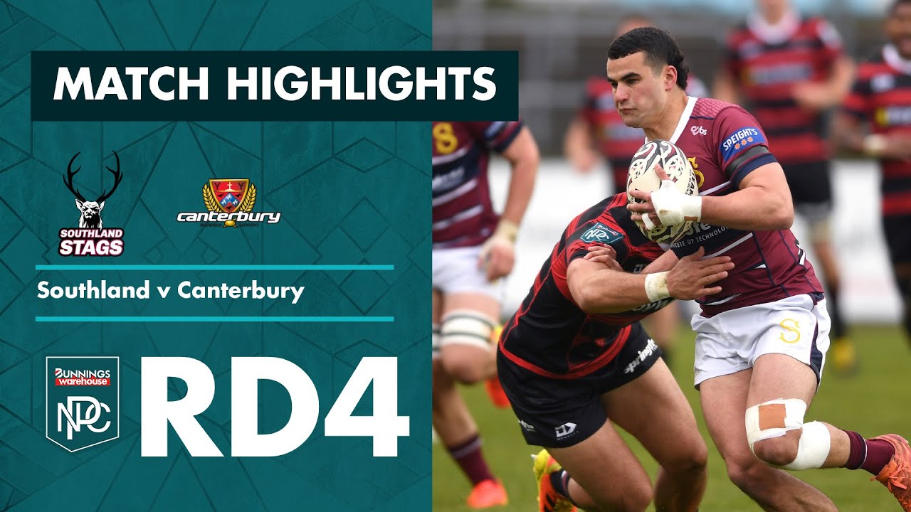 RD 4 HIGHLIGHTS | Southland v Canterbury (Bunnings NPC 2021)