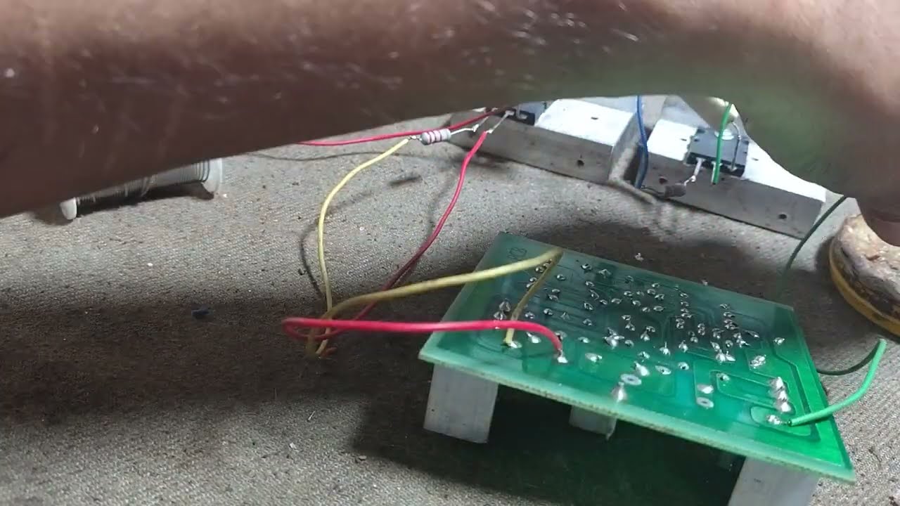 Amplifier 1000 watt driver board testing