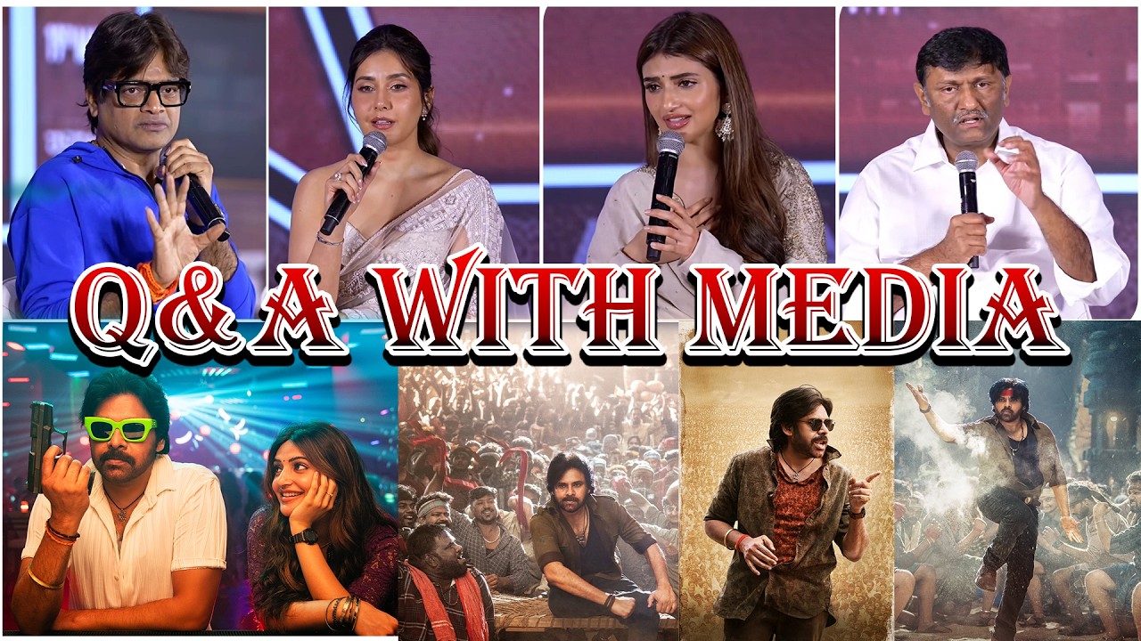 TEAM Ustaad Bhagat Singh Q&A WITH MEDIA | PAWAN KALYAN | HARISH SHANKAR | FRIDAY TALKS
