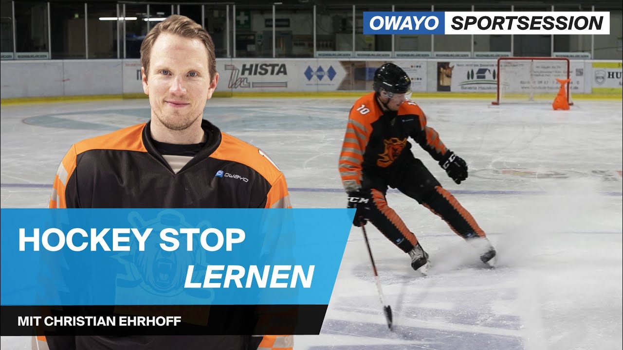 Eishockey Hockey Stop lernen: So kannst du im Eishockey bremsen &ndash; Schritt-f&uuml;r-Schritt-Anleitung