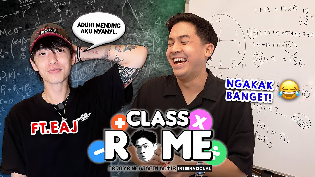 SERUUU! TES MATEMATIKA KE eaJ PARK, TERNYATA....?! | JEROME NGAJARIN ARTIS INTERNASIONAL