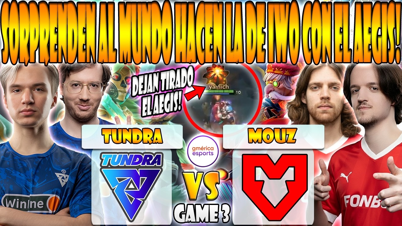 TUNDRA vs MOUZ BO3[GAME 3] PURE, BZM, 33 VS CRYSTALLIS, SELERI, MIDONE-DREAMLEAGUE SEASON 28- DOTA 2