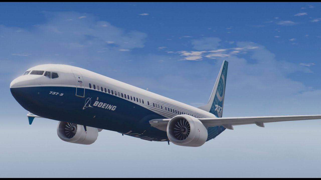 GTA V Boeing 737-MAX9 (MOD)