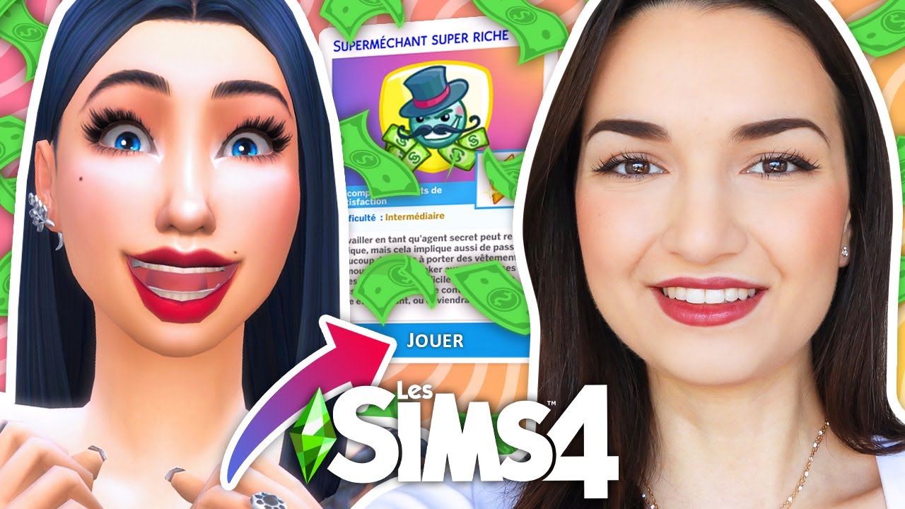 COMMENT JE SUIS DEVENUE RICHE EN 30 SEC 💵 #3 | Let's Play Scénario Sims 4