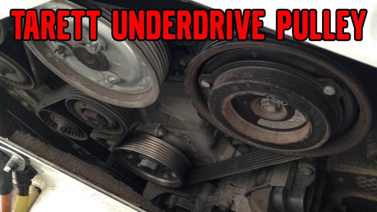 Porsche 987, Underdrive Pulley Installation