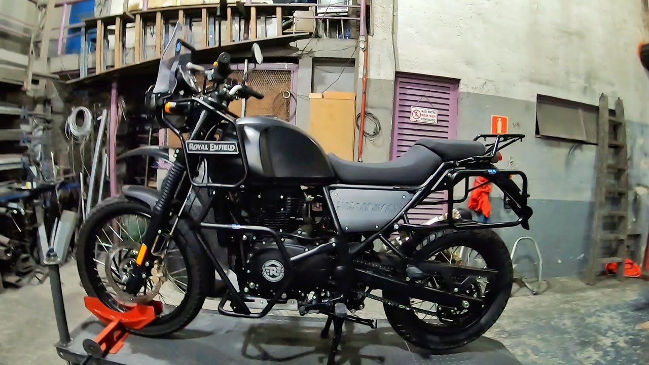 Instalação de acessórios Rosart Serralheria na Malacabada [Royal Enfield Himalayan]