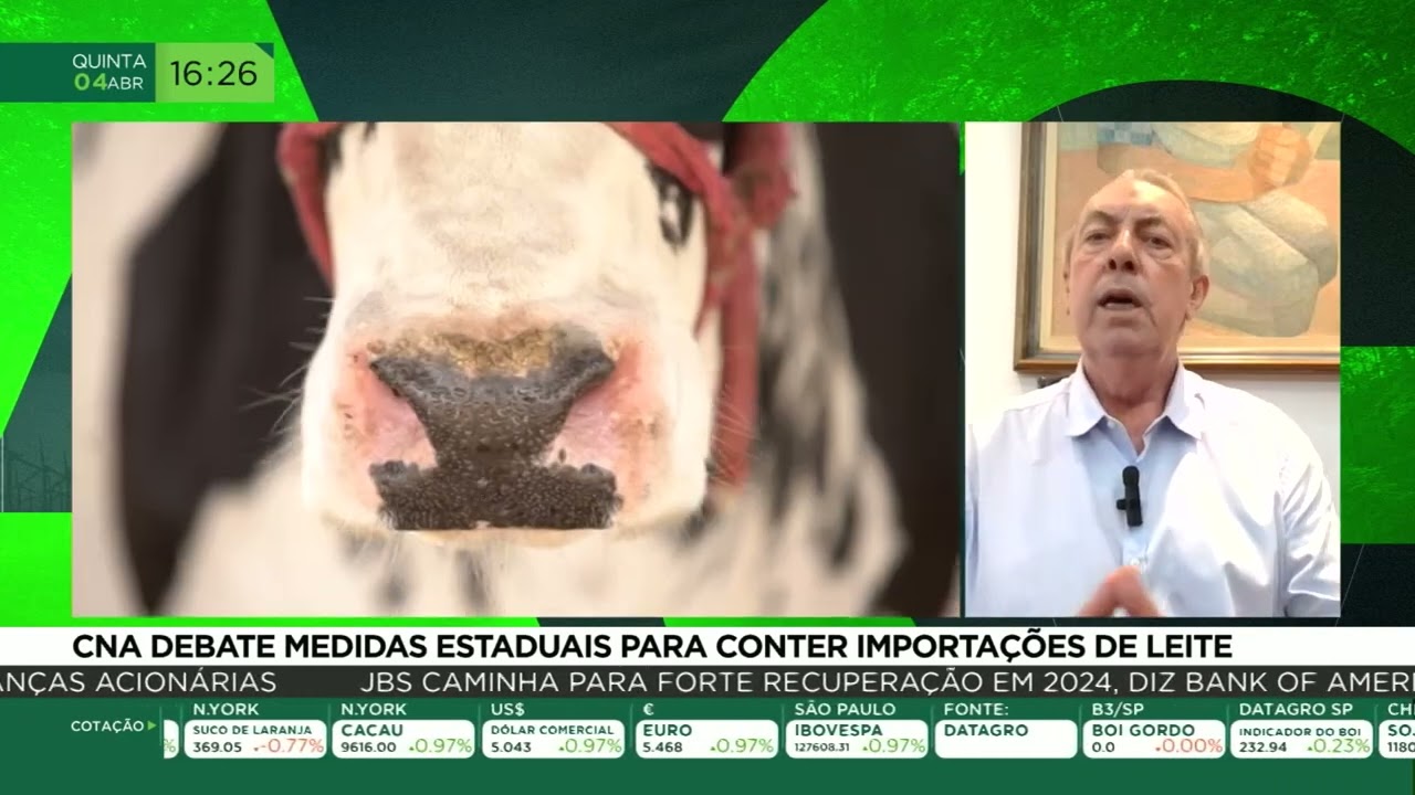 CNA debate medidas estaduais para conter importa&ccedil;&otilde;es de leite